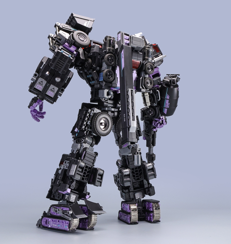 Mecha Invasion Giant Legion GLA-01-07B Titan of Creation (Devastator) – Obsidian Version | Masterpiece Transformers