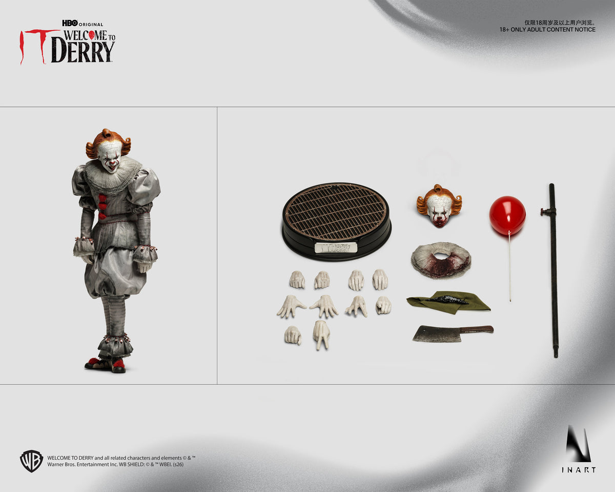 INART Pennywise 1/6 Collectible Figure | IT: Welcome to Derry – Season 1