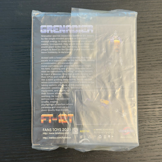 Fans Toys FT-12T GRENADIER Purple Transformers MP FT12 Bombshell 2021 Reissue | Brand New