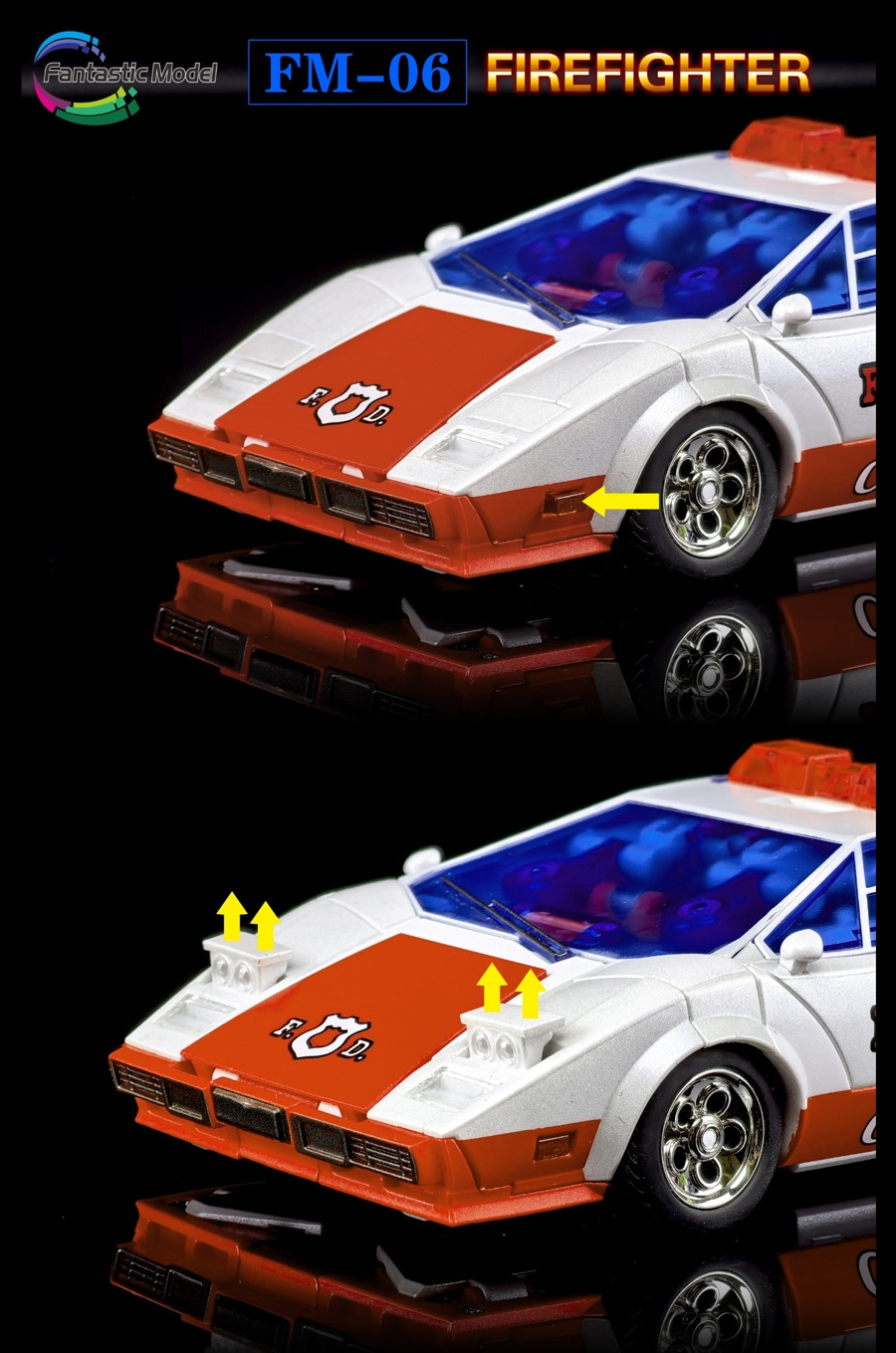 Fantastic Model FM-06 Firefighter (Red Alert) | Brand New