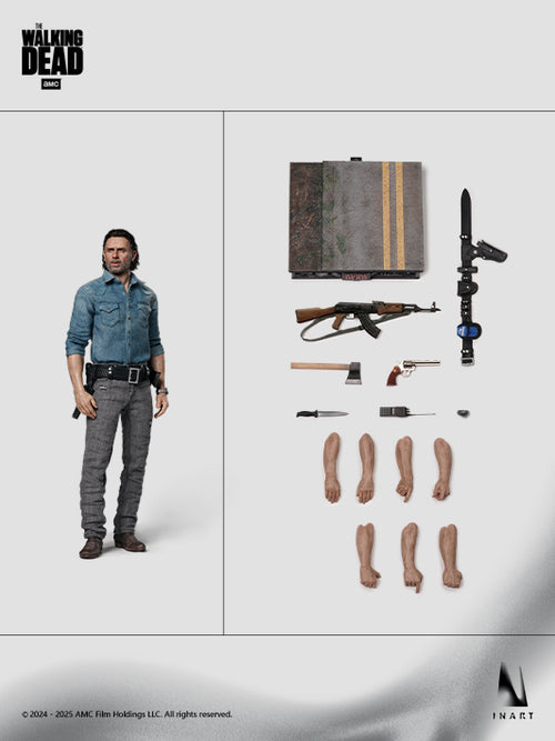 INART Rick Grimes The Walking Dead Season 8 | 1/6 Collectible Figure