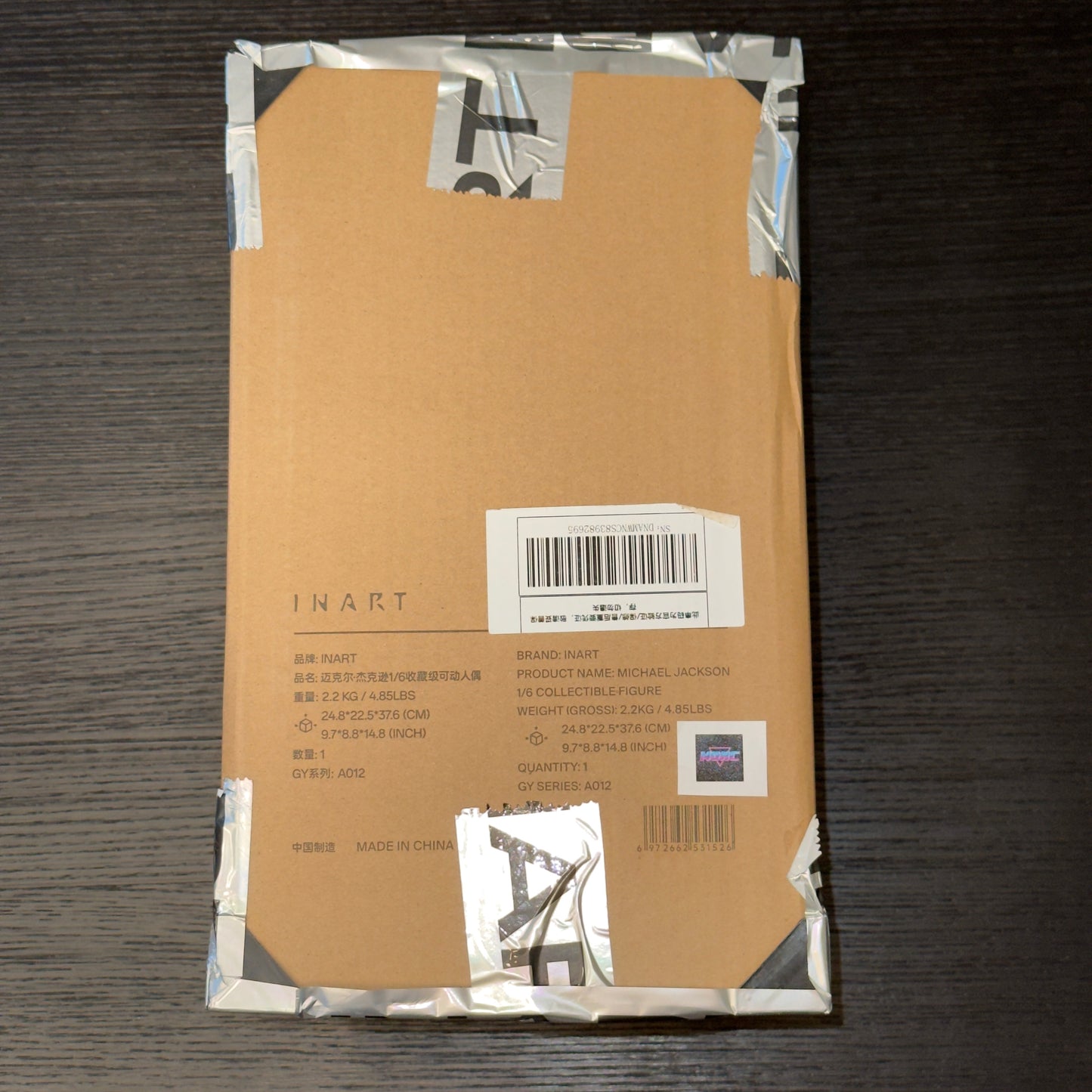 INART Michael Jackson A012 factory shipper box packaging sealed collectible