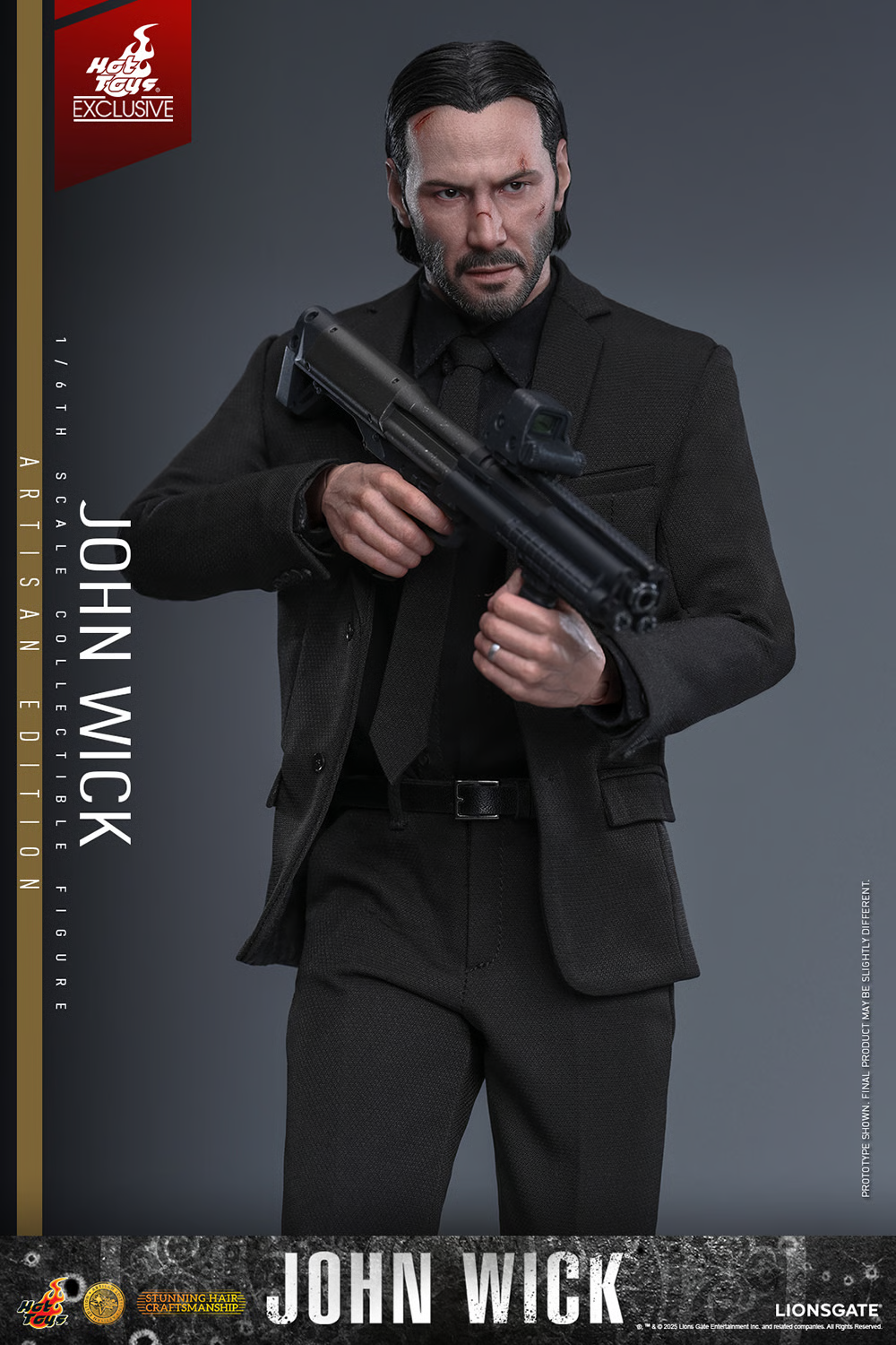 Hot Toys John Wick MMS833AE ARTISAN EDITION | 1/6 Collectible Figure