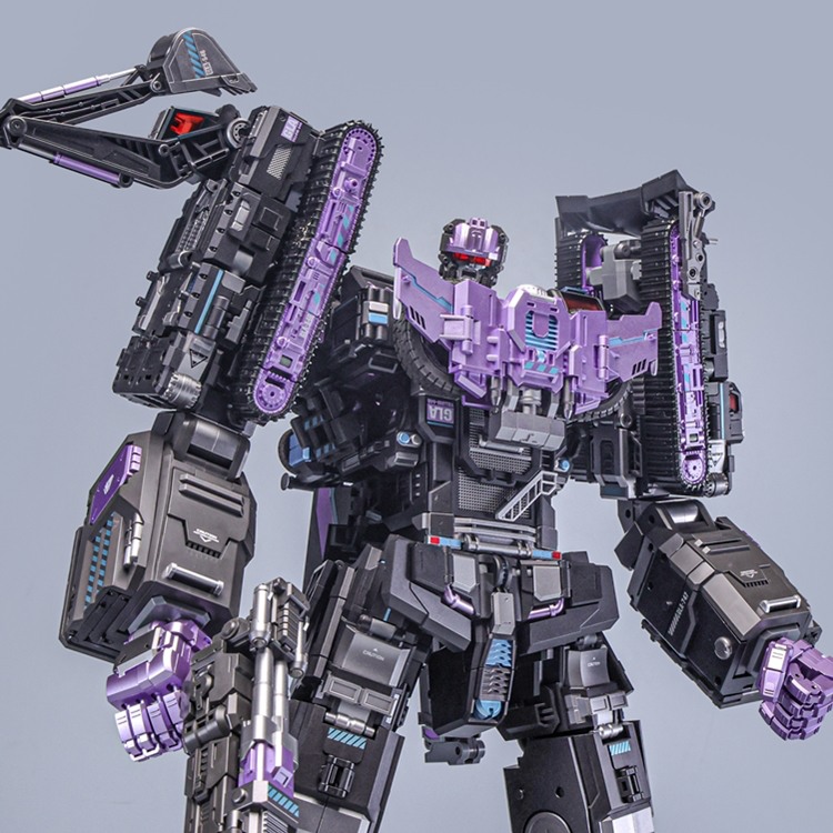 Mecha Invasion Giant Legion GLA-01-07B Titan of Creation (Devastator) – Obsidian Version | Masterpiece Transformers