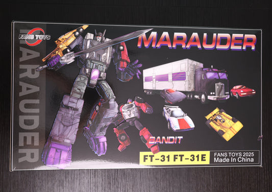 Fans Toys FT-31E Bandit (Dead End) with Marauder Combiner Parts | Masterpiece Stunticon | Pre-Owned