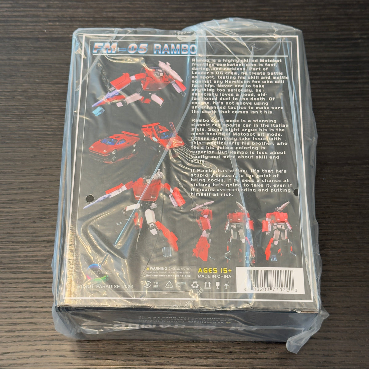⚡️PRE-ORDER⚡️ Fanstastic Model FM-05 Rambo (Sideswipe) | Brand New