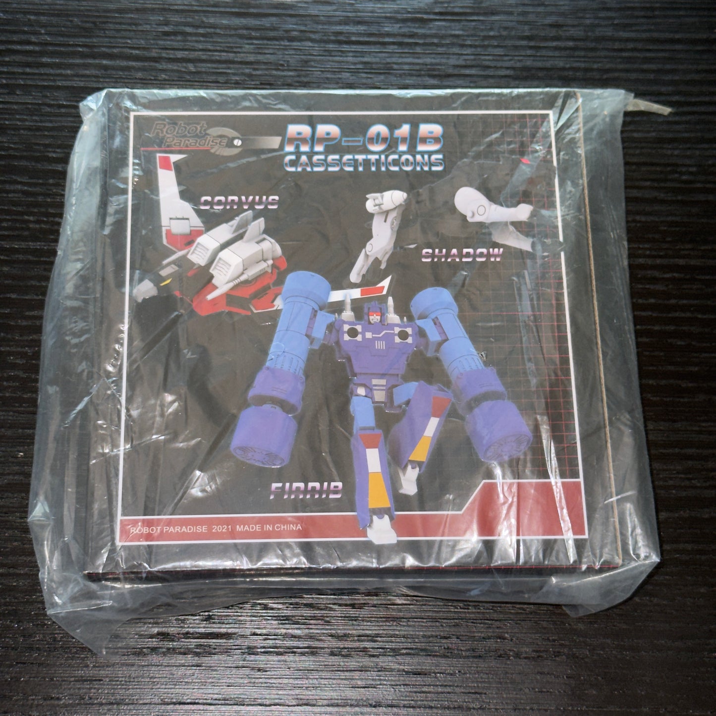 Robot Paradise Fans Toys RP-01B Cassetticons MP Ravage, Laserbeak Rumble/Frenzy | Pre-Owned