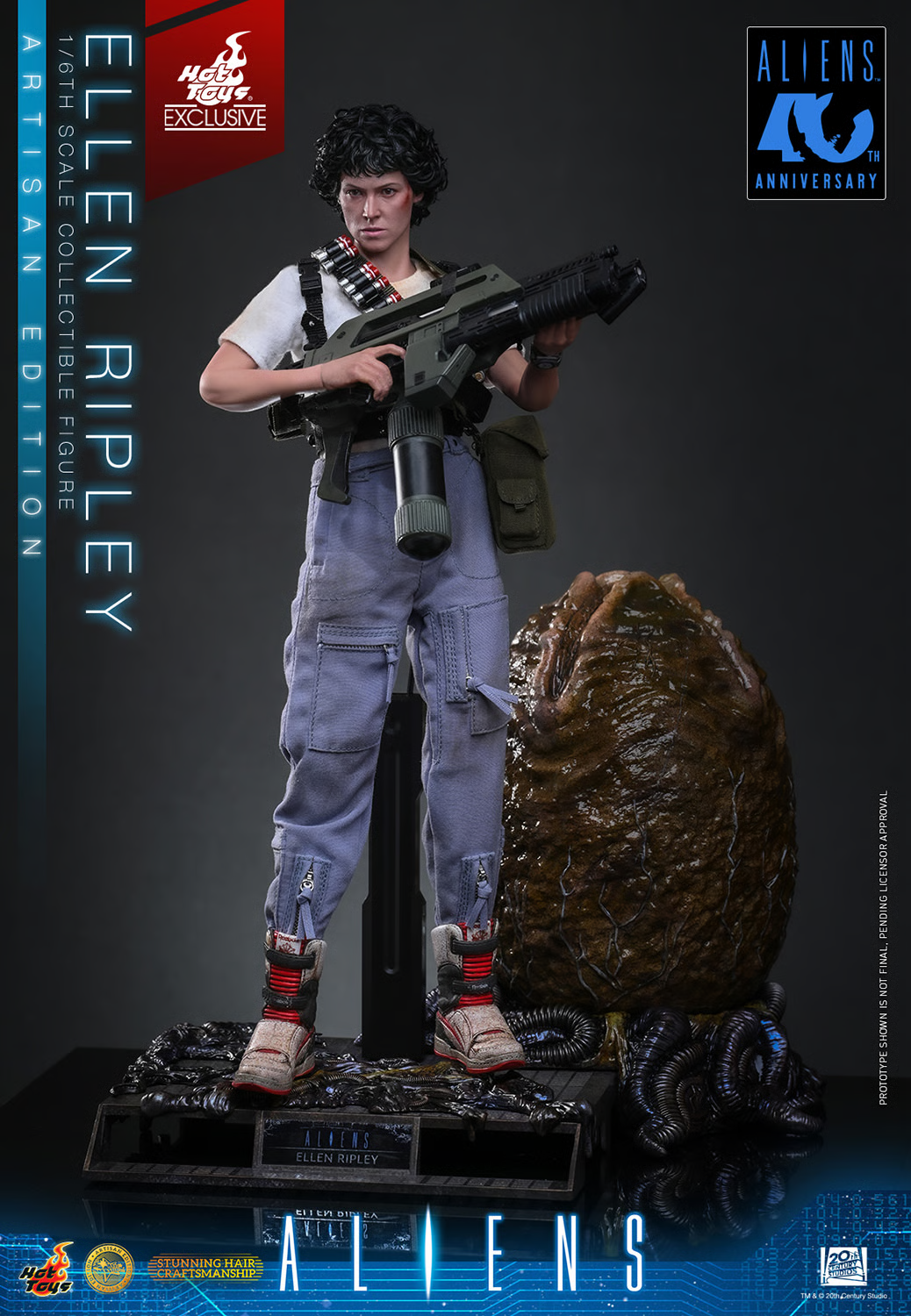 Hot Toys Ellen Ripley MMS896AE ARTISAN EDITION Deluxe Version | Aliens | 1/6 Collectible Figure