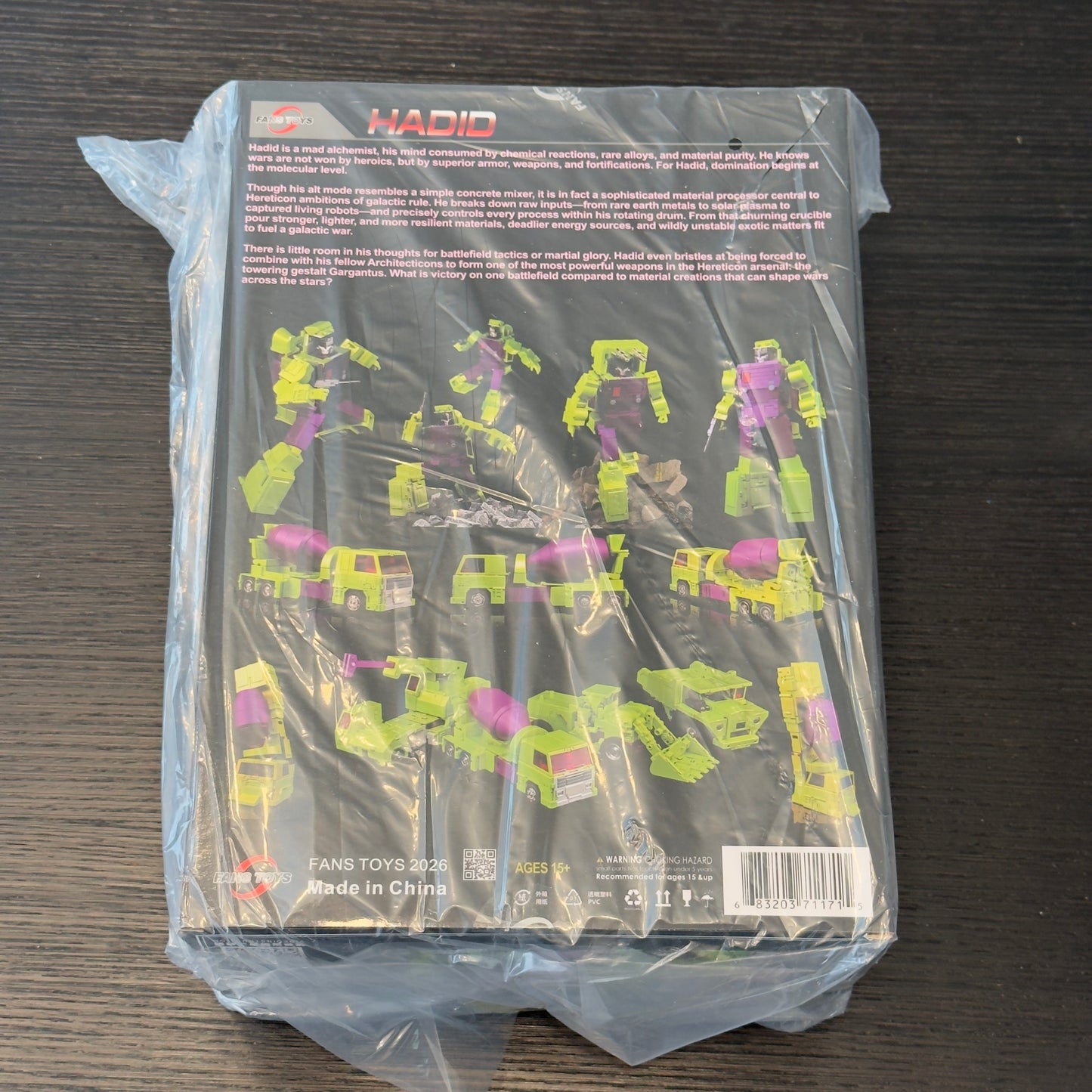 Fans Toys FT-32E Hadid | G1 MP Mixmaster Constructicon | Brand New