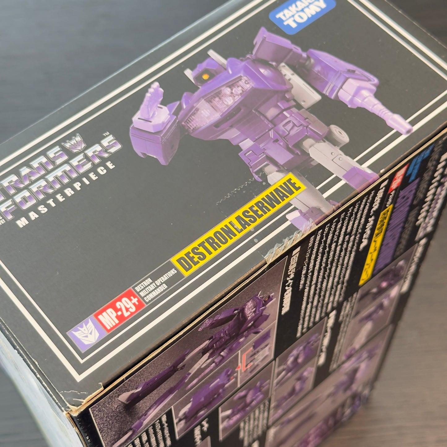 RARE! MP-29+ Destron Laserwave Shockwave Transformers Takara Tomy AUTHENTIC with COIN | Brand New
