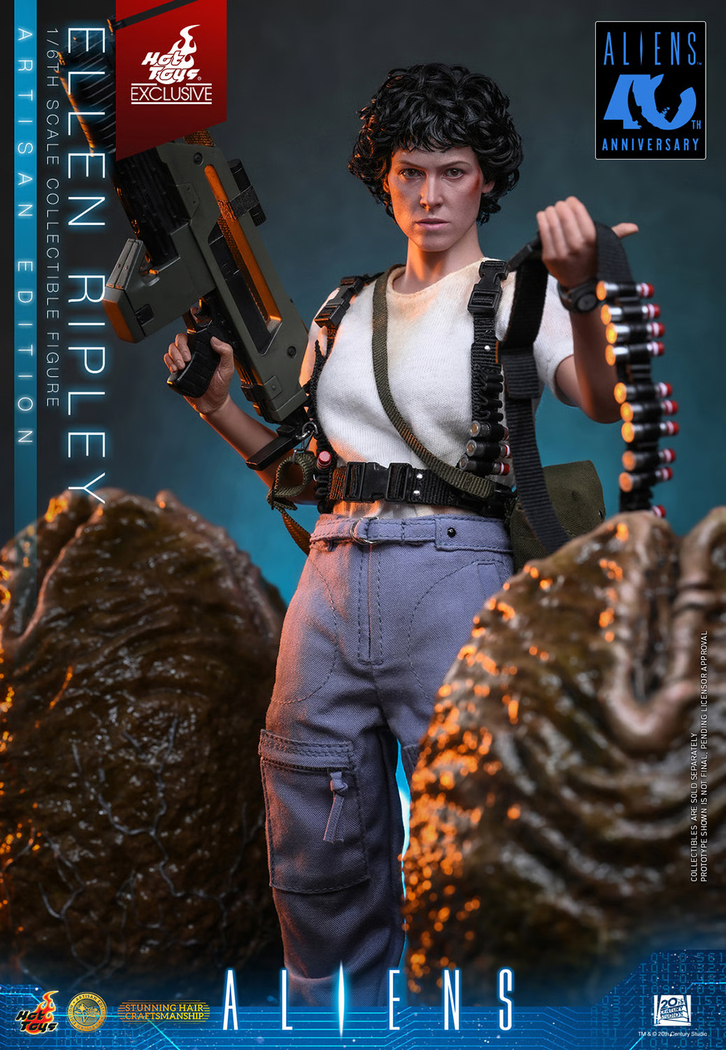 Hot Toys Ellen Ripley MMS896AE ARTISAN EDITION Deluxe Version | Aliens | 1/6 Collectible Figure