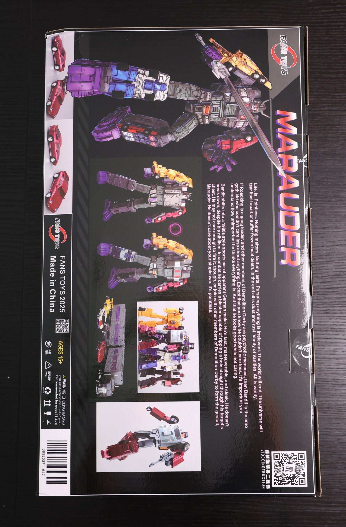 Fans Toys FT-31E Bandit (Dead End) with Marauder Combiner Parts | Masterpiece Stunticon | Pre-Owned