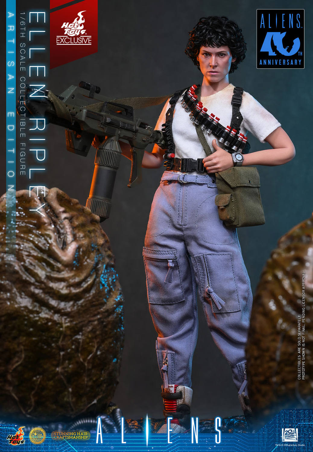 Hot Toys Ellen Ripley MMS896AE ARTISAN EDITION Deluxe Version | Aliens | 1/6 Collectible Figure