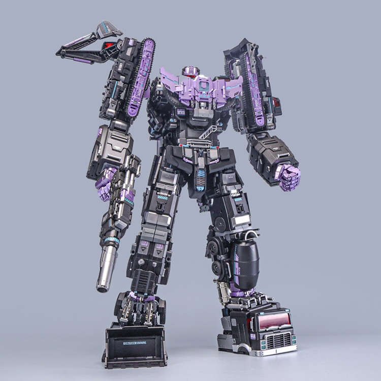 Mecha Invasion Giant Legion GLA-01-07B Titan of Creation (Devastator) – Obsidian Version | Masterpiece Transformers