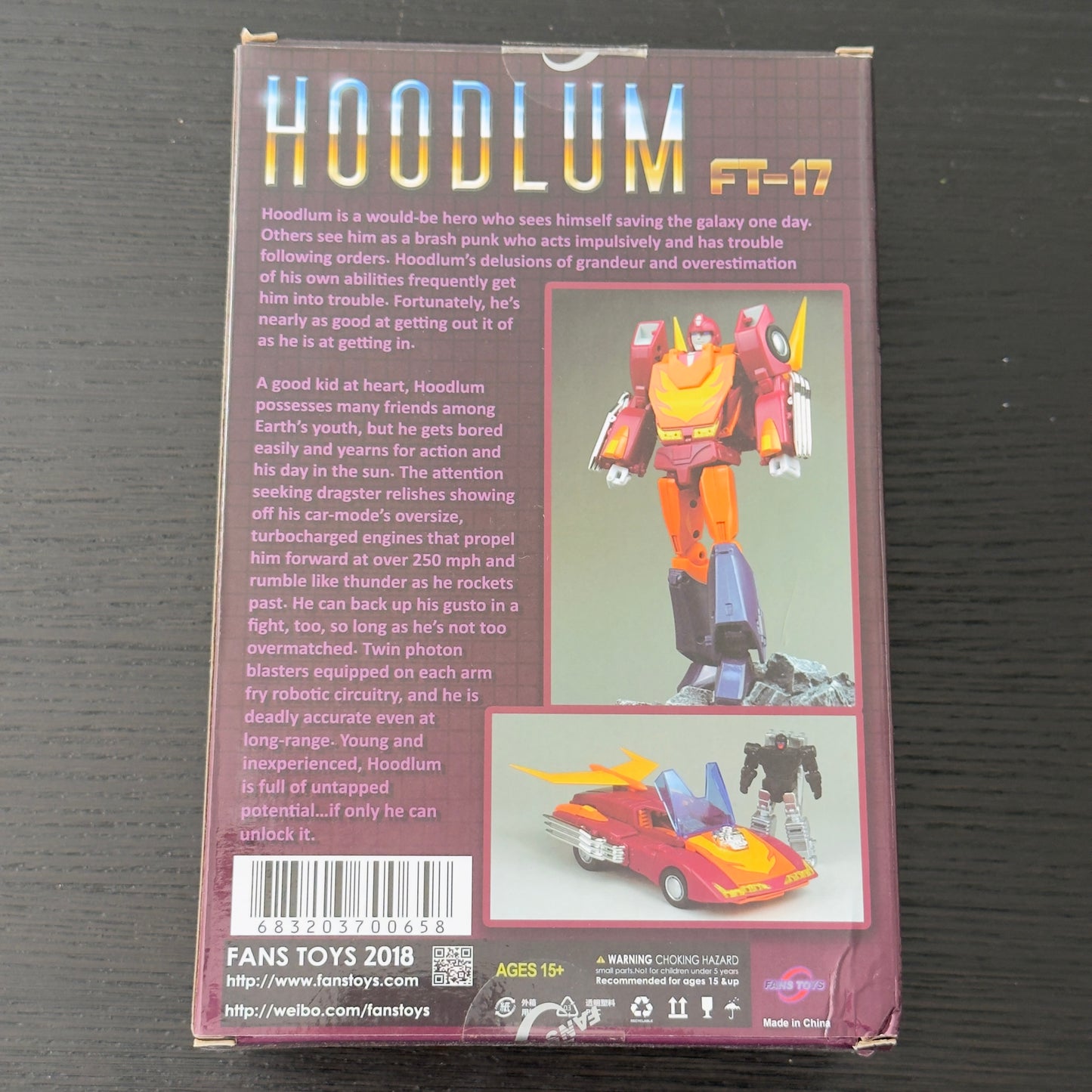 Fans Toys FT-17 Hoodlum Masterpiece Hot Rod FT17 | Pre-owned
