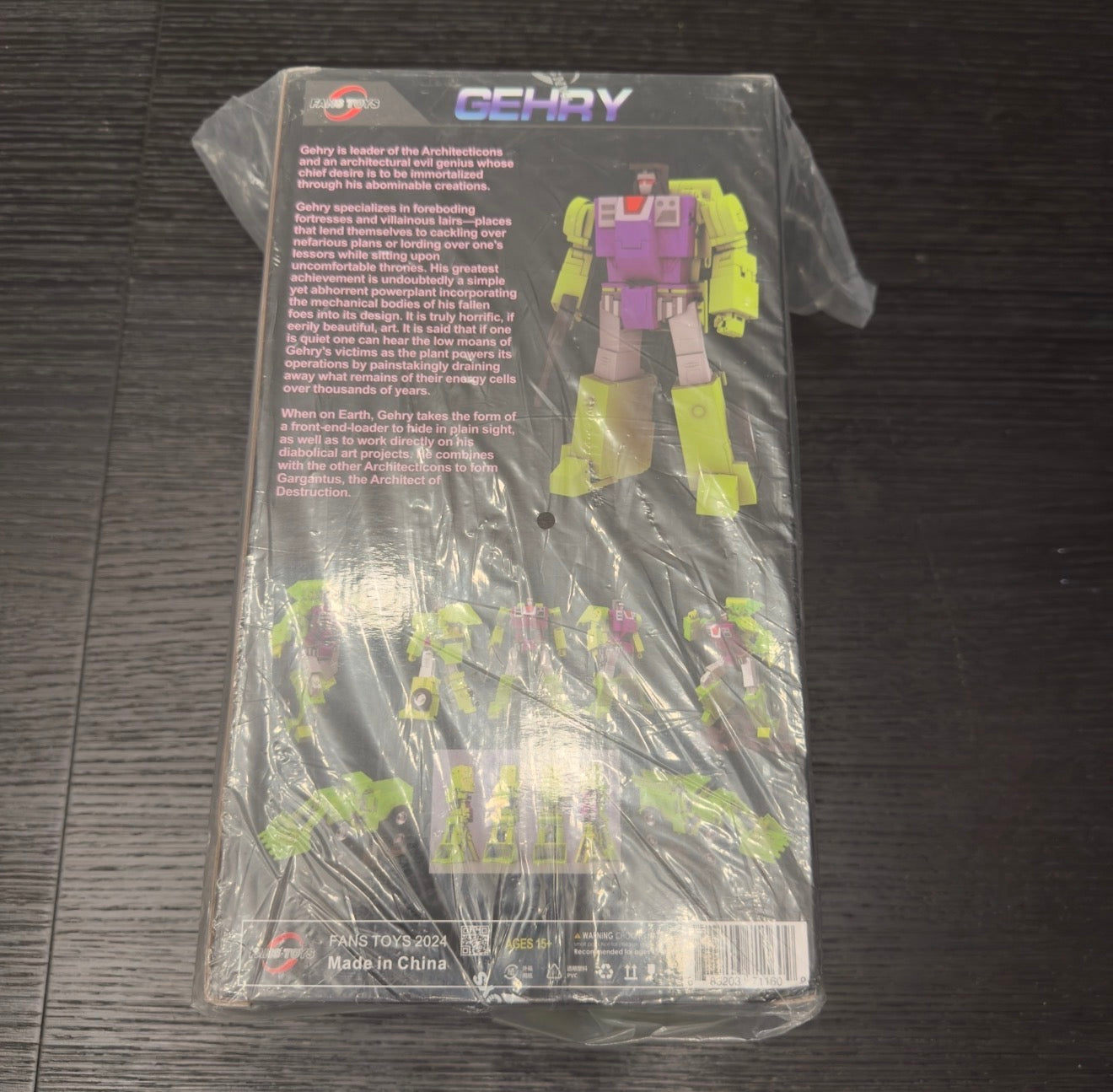 Fans Toys FT-32A Gehry, FT-32B Wright, FT-32C Gaudi, FT-32D Calatrava and FT-32E Hadid Constructicons Set of 5 | Brand-new