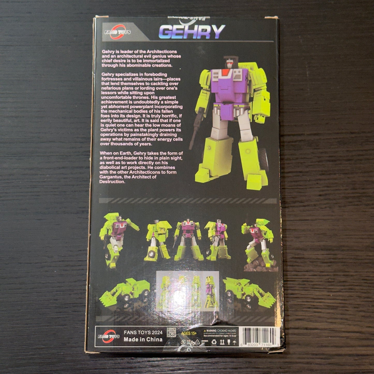 Fans Toys FT-32A GEHRY Masterpiece Scrapper Transformers FT32A | Pre-owned