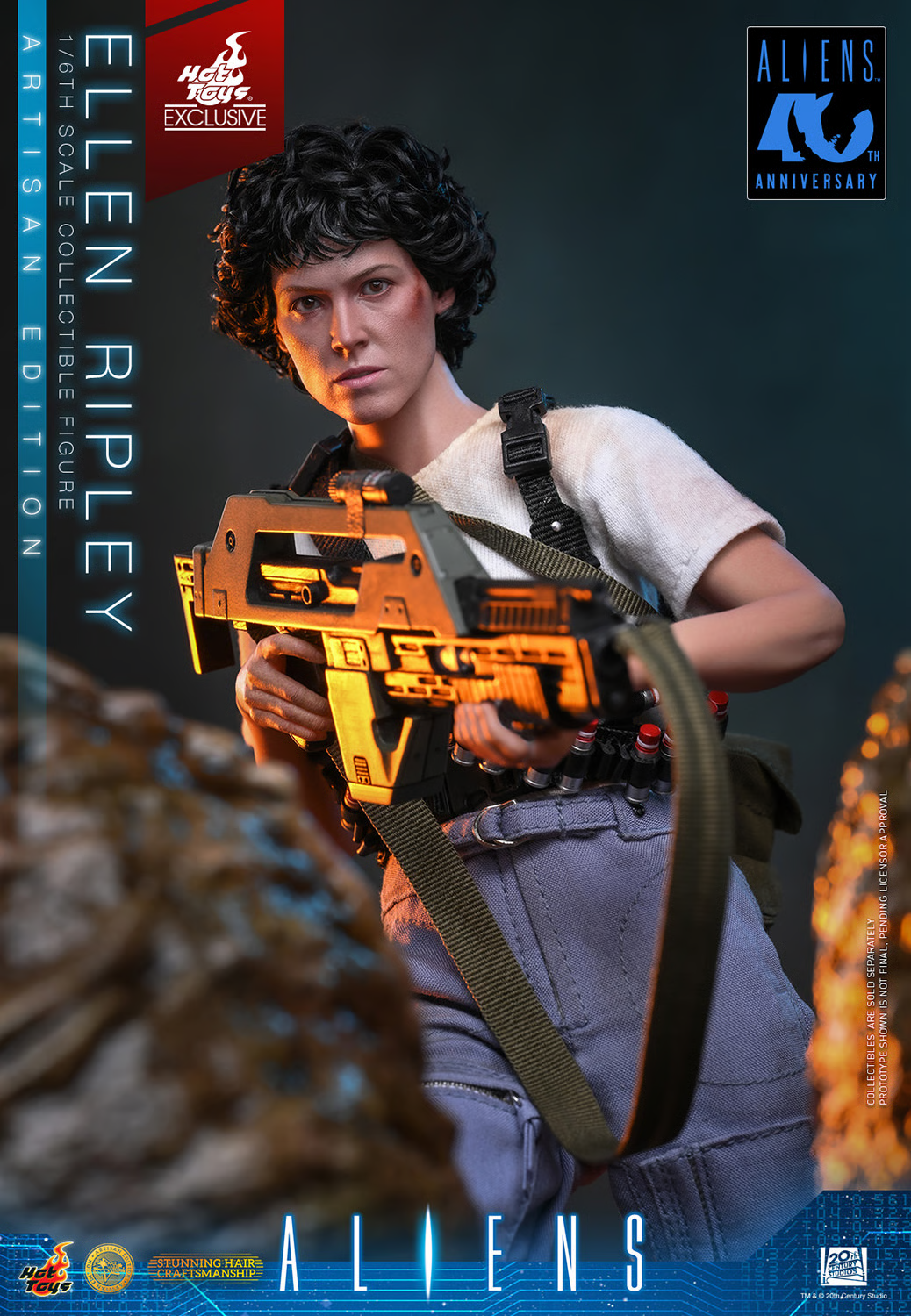 Hot Toys Ellen Ripley MMS896AE ARTISAN EDITION Deluxe Version | Aliens | 1/6 Collectible Figure