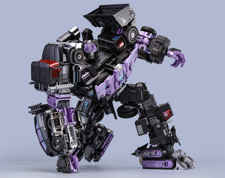 Mecha Invasion Giant Legion GLA-01-07B Titan of Creation (Devastator) – Obsidian Version | Masterpiece Transformers