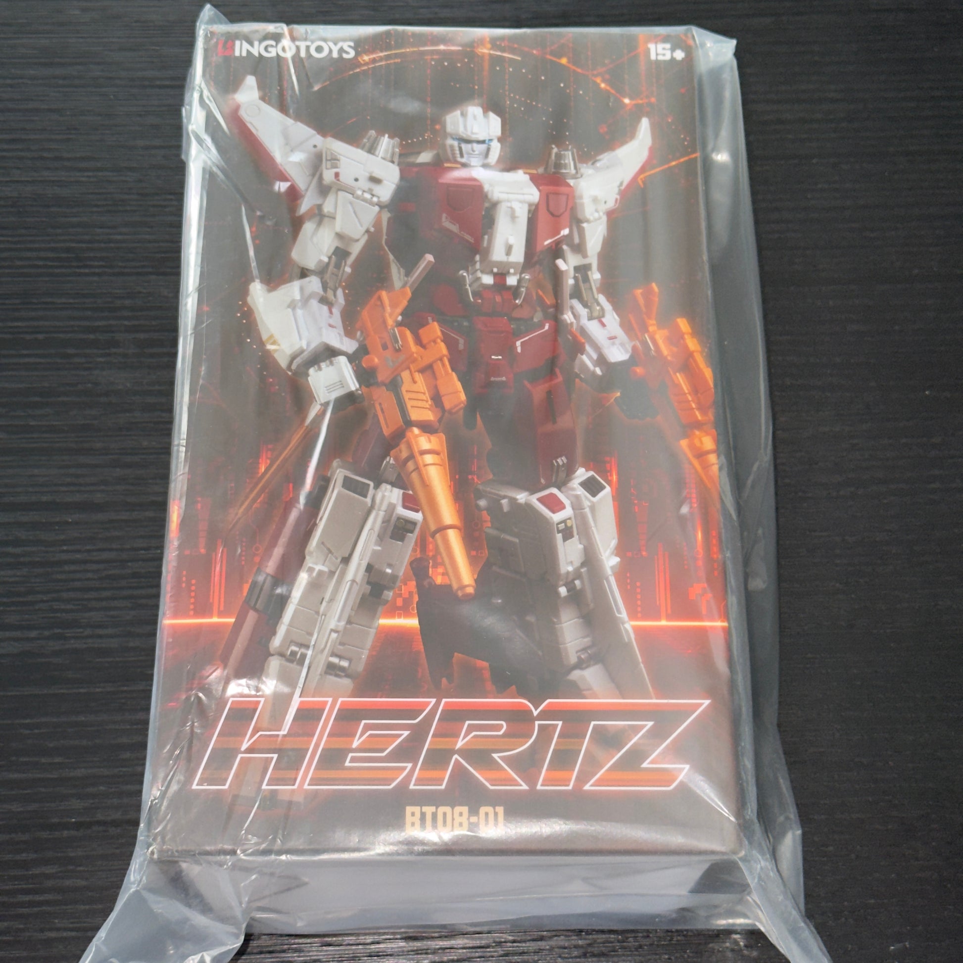 BingoToys BT08-01 Hertz (2nd Run) Masterpiece-scale Transformers figure, brand new and factory sealed, featuring detailed sculpting and premium third-party collectible design in original packaging.