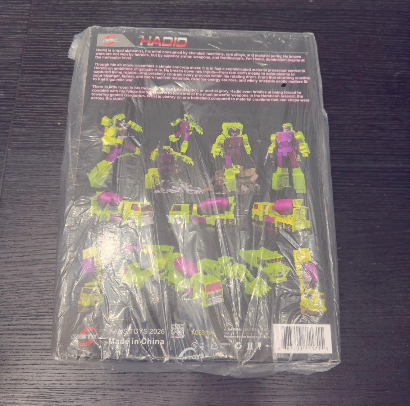 Fans Toys FT-32A Gehry, FT-32B Wright, FT-32C Gaudi, FT-32D Calatrava and FT-32E Hadid Constructicons Set of 5 | Brand-new