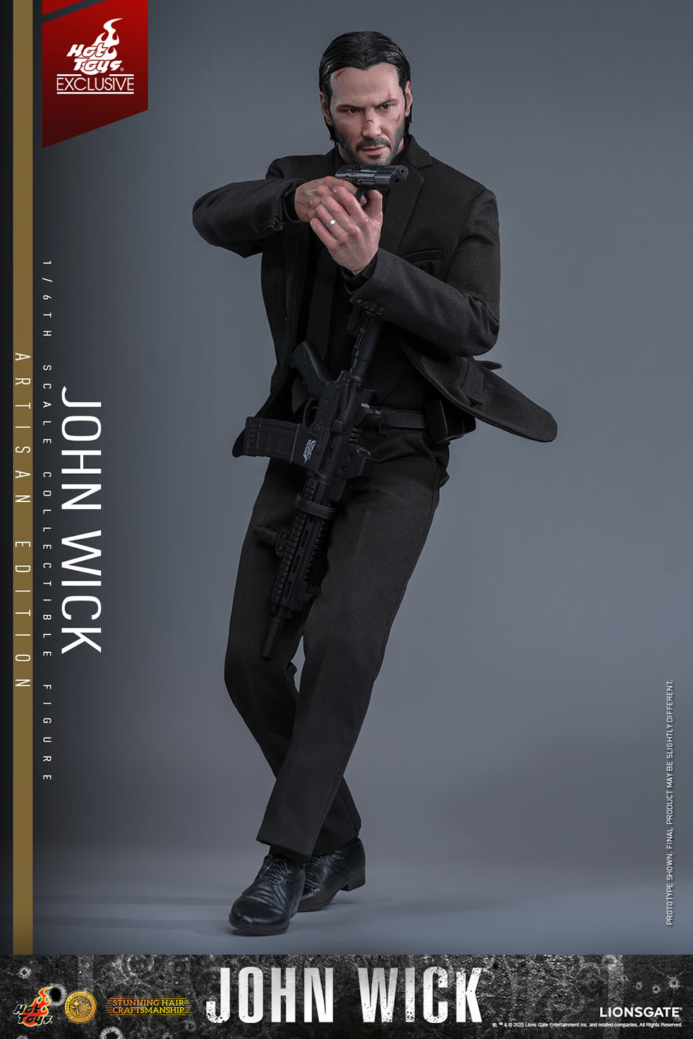 Hot Toys John Wick MMS833AE ARTISAN EDITION | 1/6 Collectible Figure