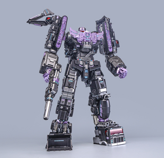 Mecha Invasion Giant Legion GLA-01-07B Titan of Creation (Devastator) – Obsidian Version | Masterpiece Transformers