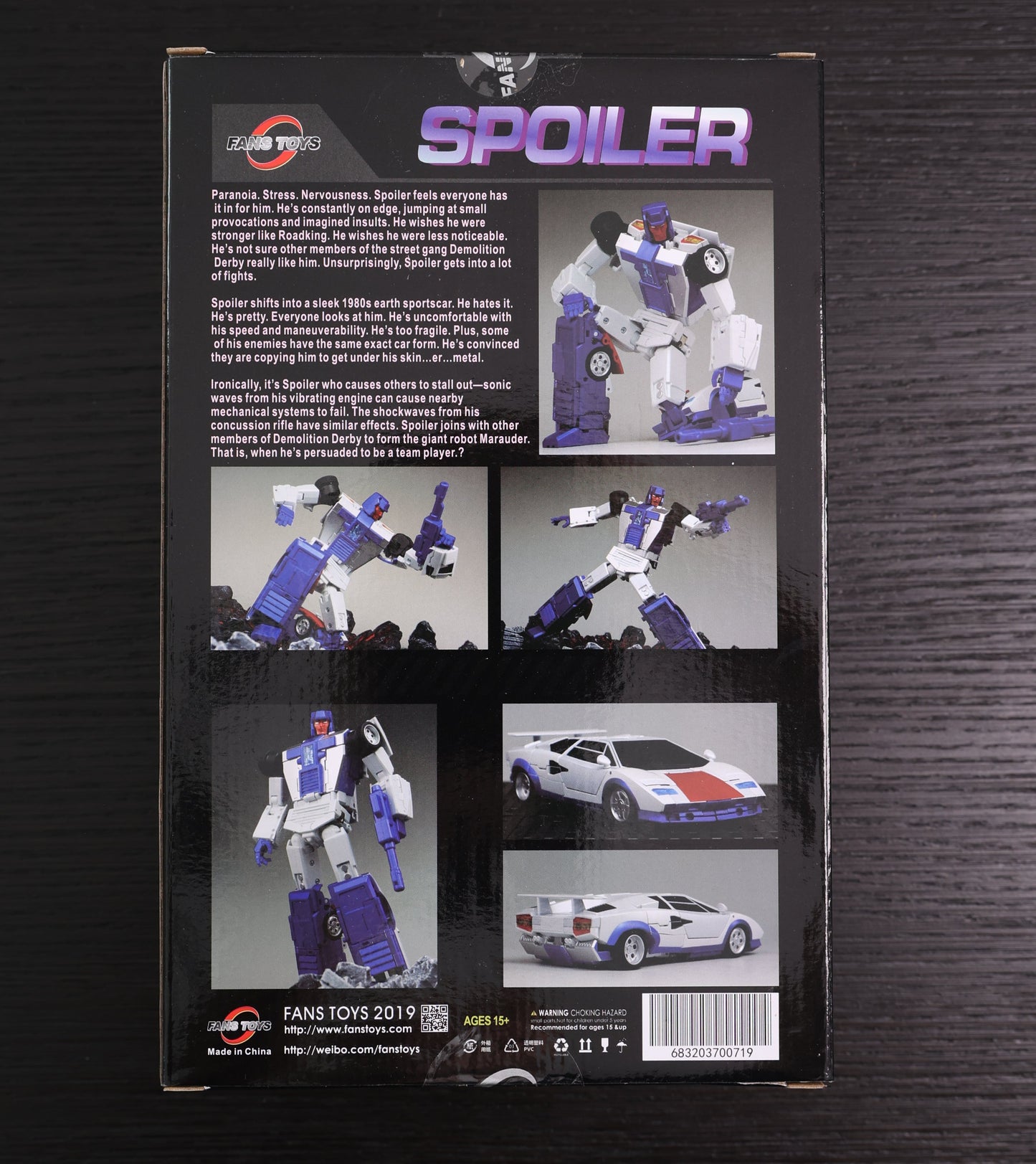 Fans Toys FT-31C Spoiler (Masterpiece Breakdown) Transformer | Pre-Owned