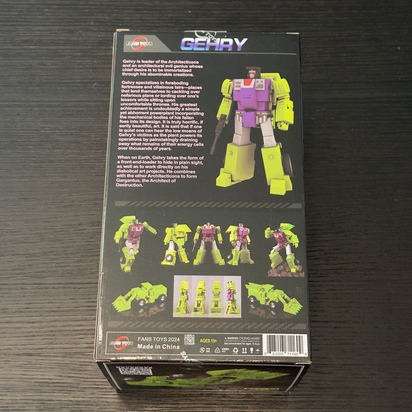 Fans Toys FT-32A GEHRY Masterpiece Scrapper Transformers FT32A MINT | Pre-owned
