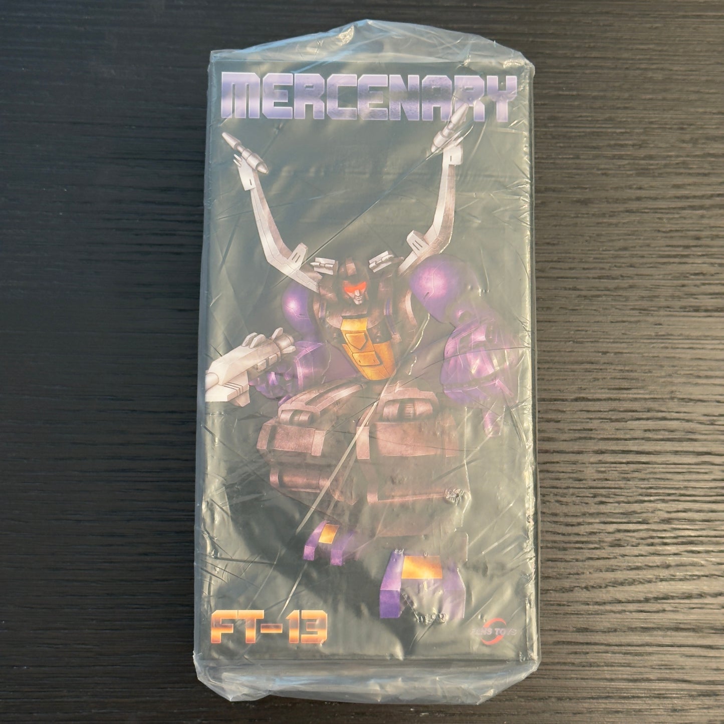 Fans Toys FT-13 Mercenary Masterpiece Shrapnel 2021 Reissue Transformers figure brand new factory sealed in original packaging.
