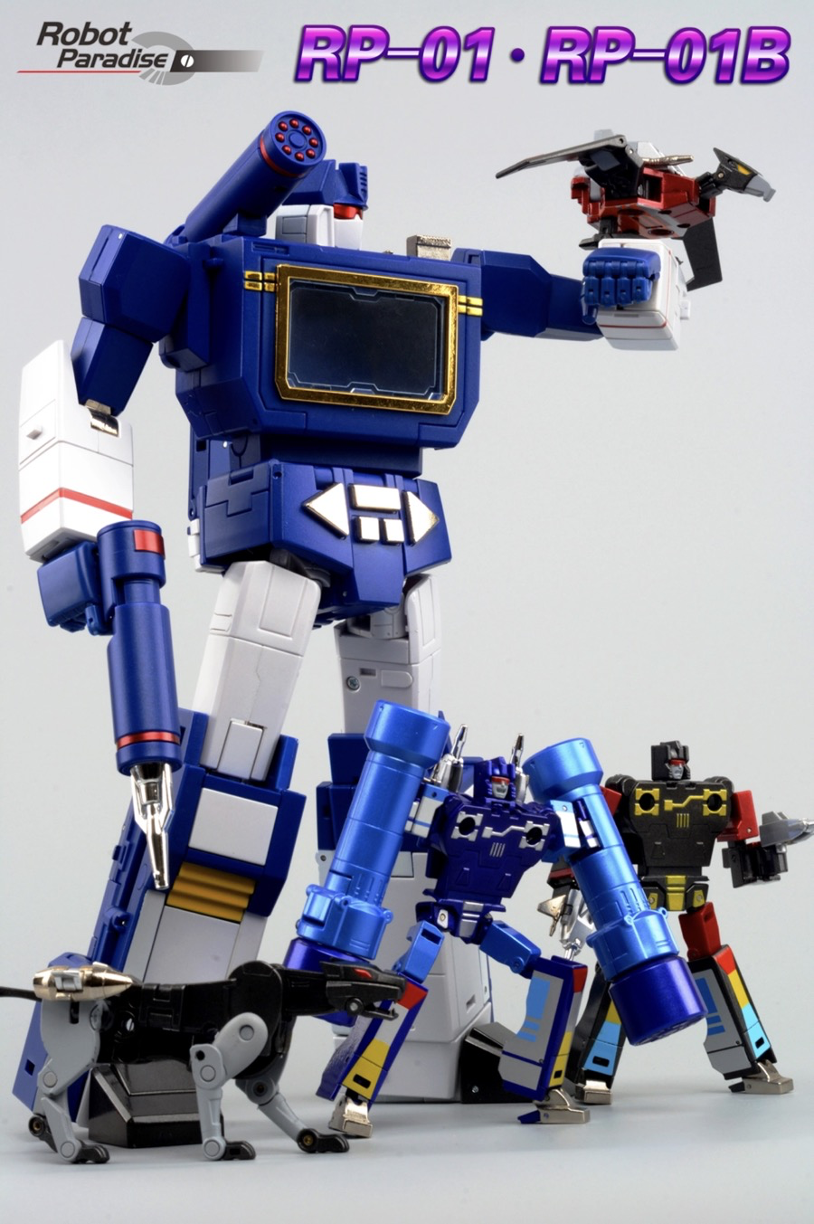 Robot Paradise RP-01 Acoustic Wave (Soundwave) Fans Toys Masterpiece Scale Figure | Pre-Owned