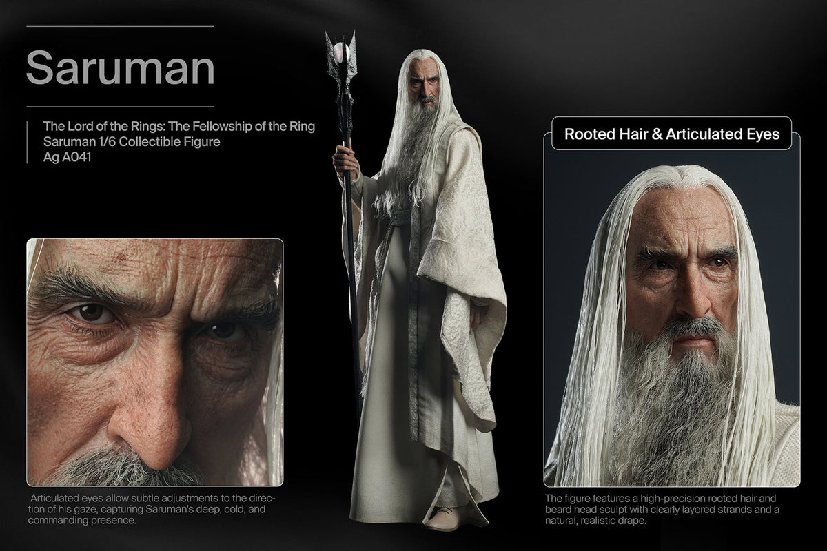 INART Saruman 1/6 Collectible Figure | The Lord of the Rings: The Fellowship of the Ring