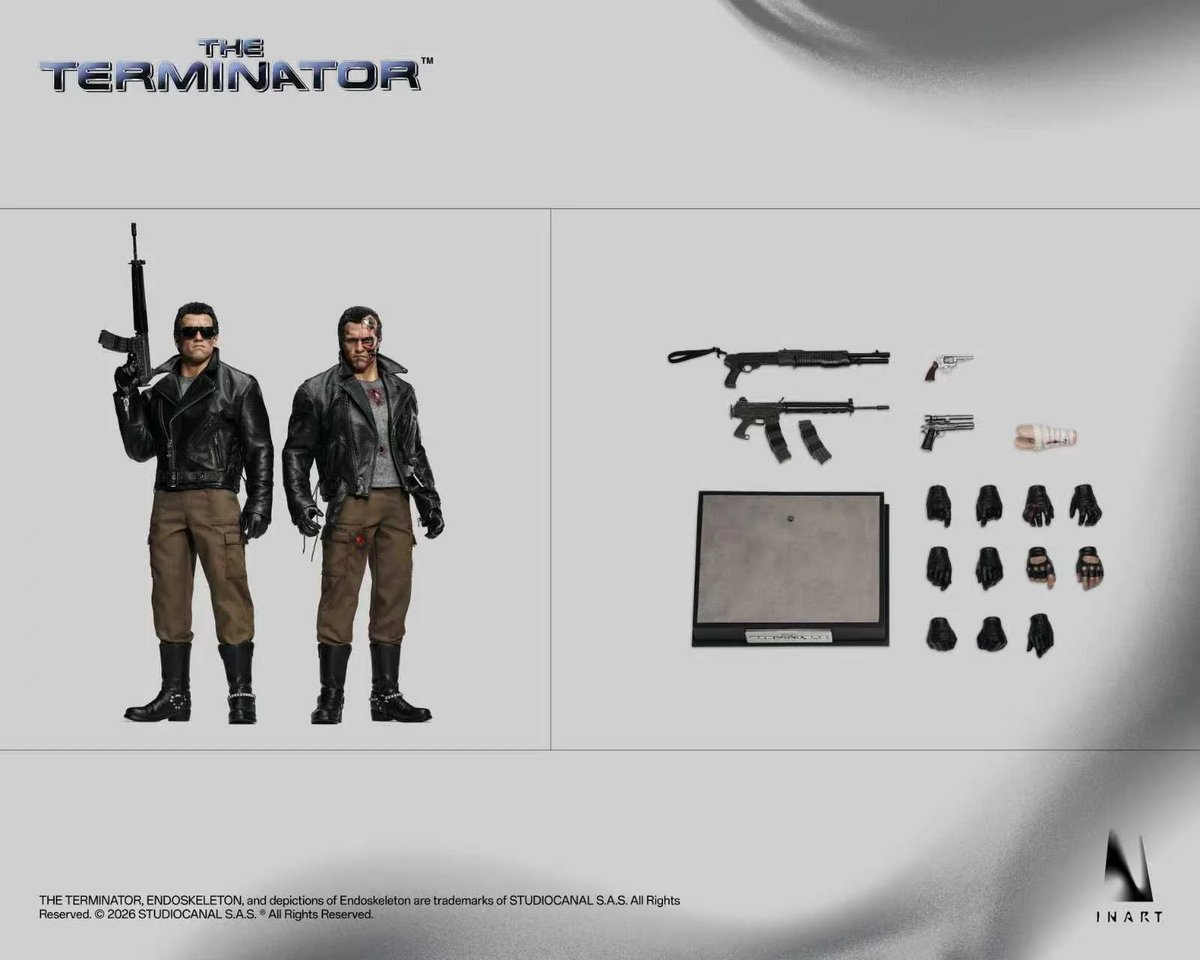INART The Terminator T-800 (Two-Pack) 1/6 Collectible Figure