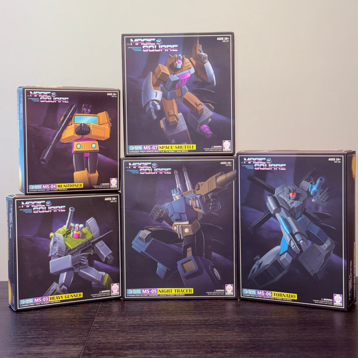 Magic Square Combat Vehicle Team Bruticus Masterpiece Scale MS-03, MS-04, MS-05, MS-06, MS-07 | Brand New