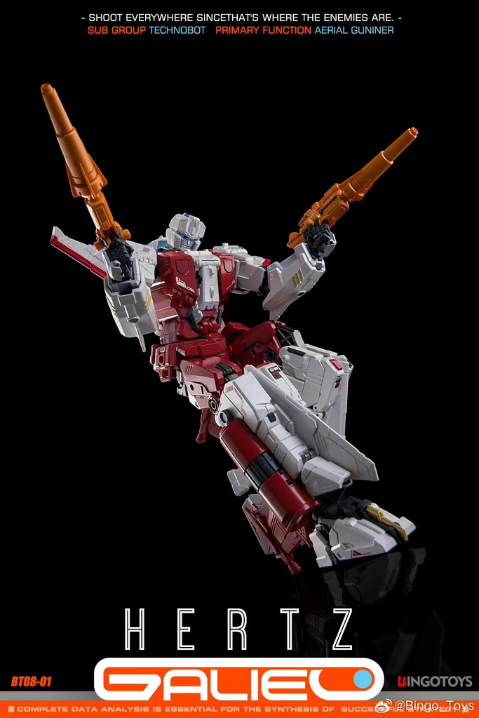 BingoToys BT08-01 Hertz (Strafe) 2nd Run Galileo Combiner | Masterpiece Transformers