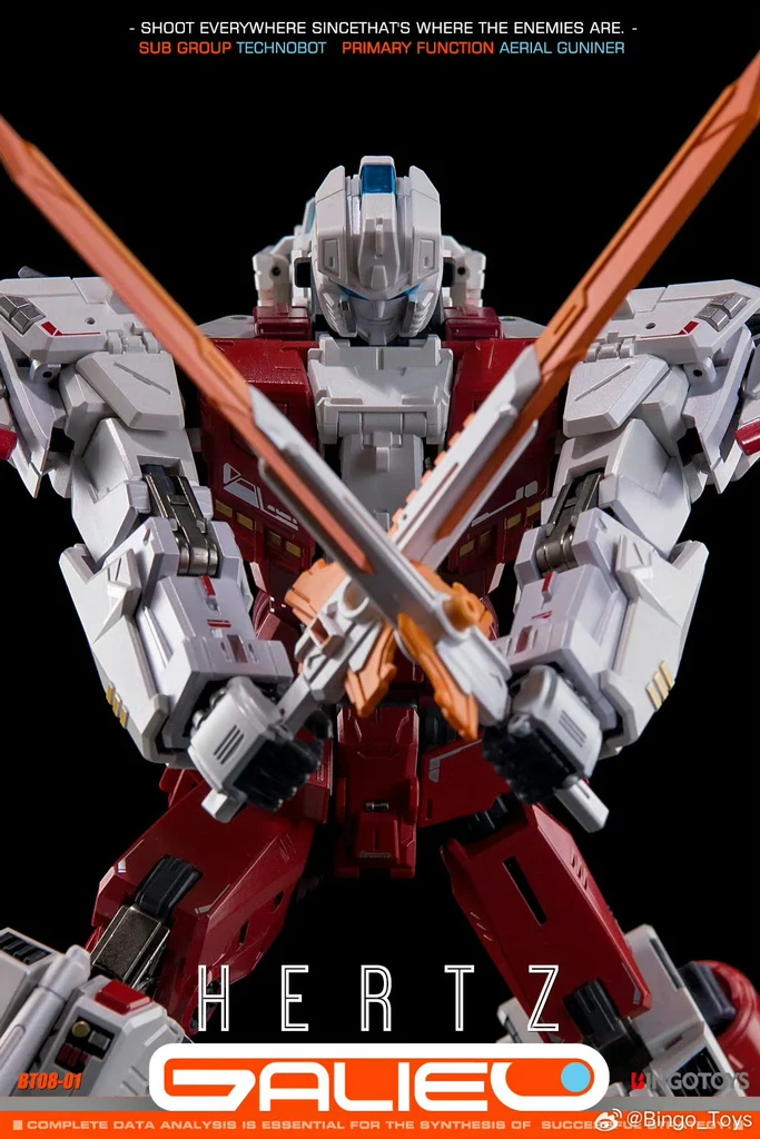 BingoToys BT08-01 Hertz (Strafe) 2nd Run Galileo Combiner | Masterpiece Transformers
