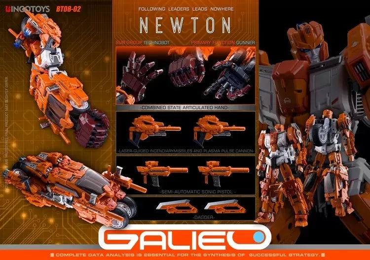 BingoToys BT08-02 Newton (Afterburner) Galileo Combiner | Brand New