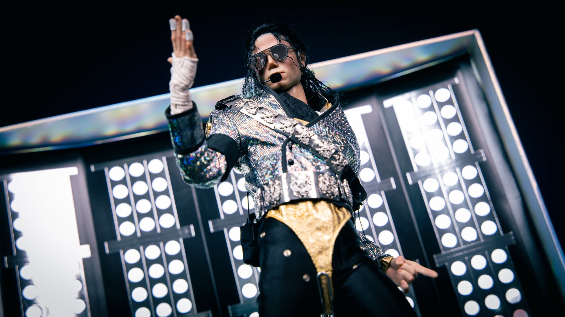 INART Michael Jackson A012 Dangerous Tour rooted hair head sculpt detail