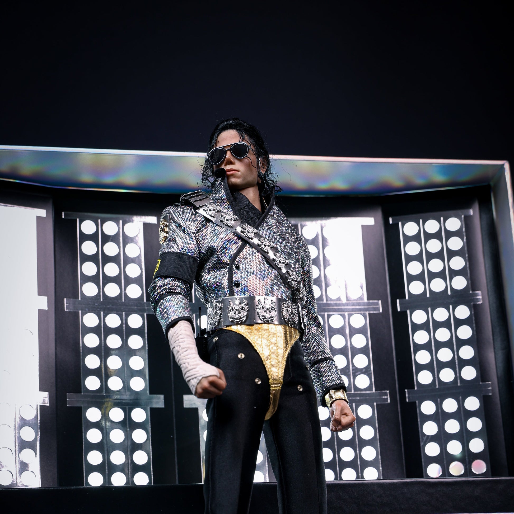 INART Michael Jackson A012 Dangerous Tour rooted hair head sculpt detail