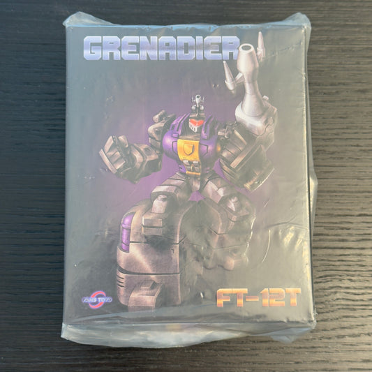 Factory sealed Fans Toys FT-12T Grenadier Purple Masterpiece Bombshell 2021 reissue box in original packaging, never opened or displayed, collector-grade Transformers Insecticon figure MISB.