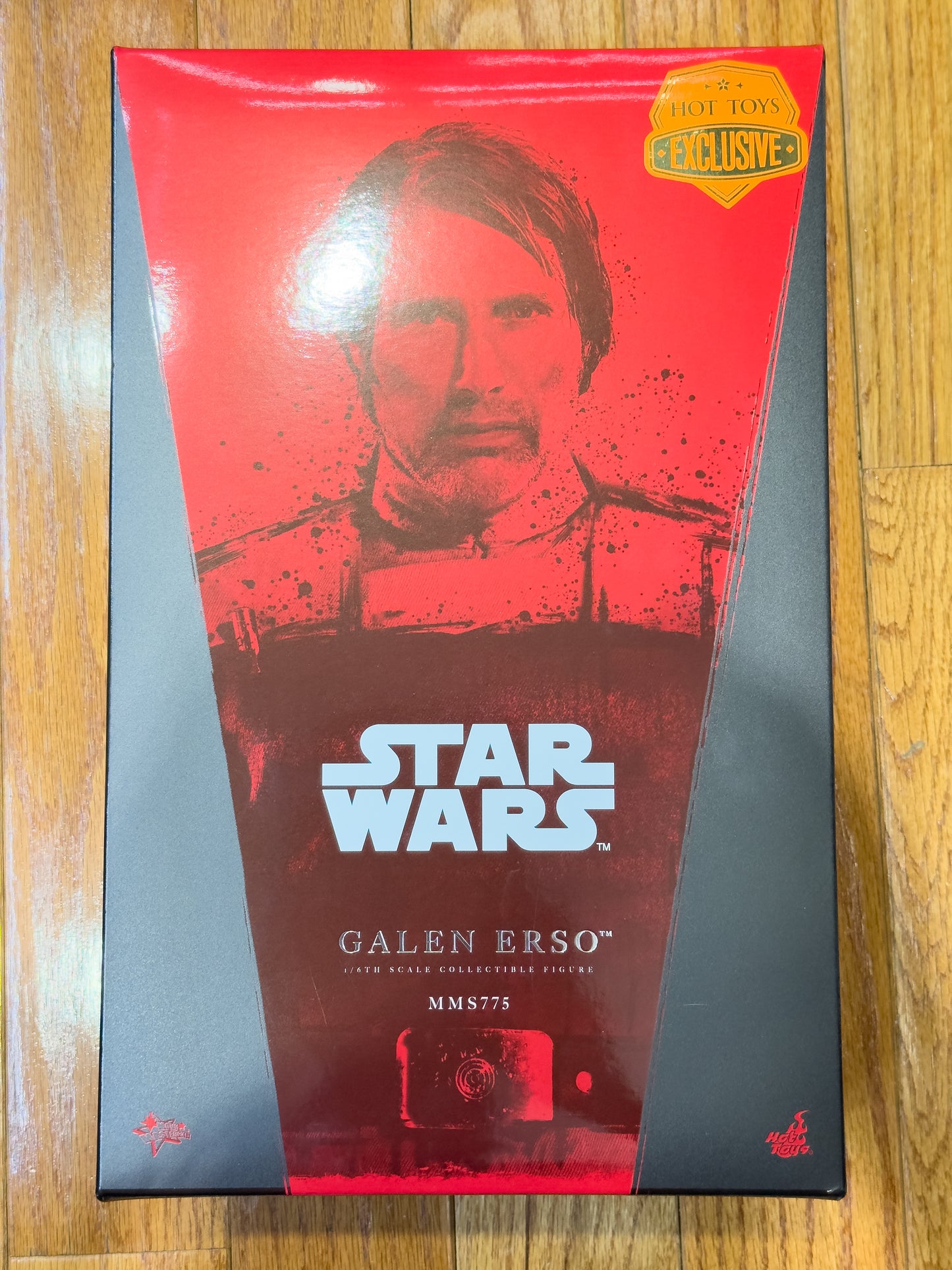 Hot Toys Galen Erso MMS775 Japan Exclusive box packaging Rogue One Star Wars collectible pre-owned