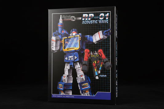 Robot Paradise RP-01 Acoustic Wave Soundwave Fans Toys Masterpiece scale figure full robot mode display